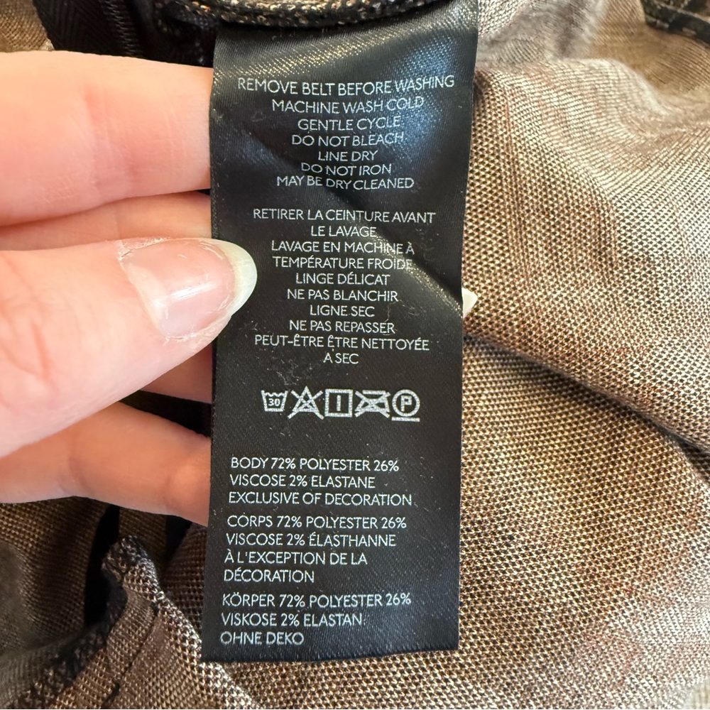 Maeve Belted Strapless Tube Top-Plaid - Picture 10 of 11